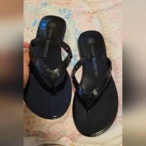 Tory burch jelly slides